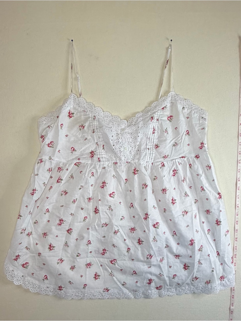 Rare Vintage Victoria’s Secret “Pink Blossoms” Cami and Underwear Set